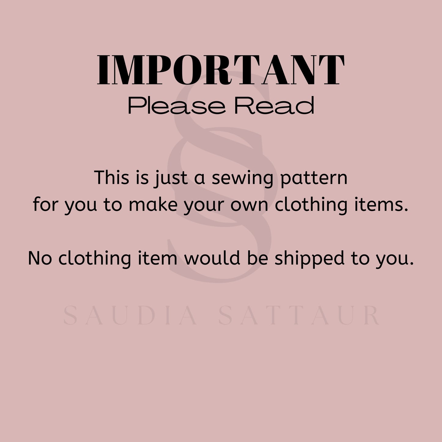 Basic Closed Abaya Sewing Pattern PDF