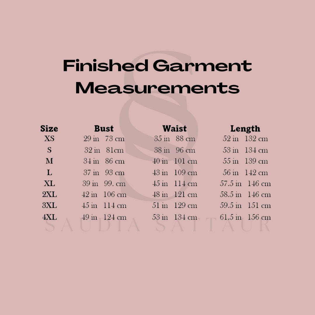 Tiered Open Abaya Sewing Pattern PDF